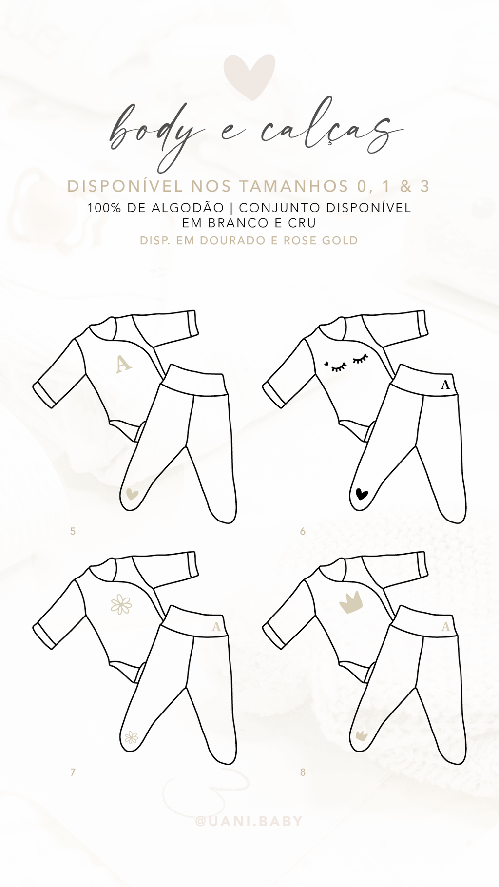 Conjunto Body e Calças Personalizado