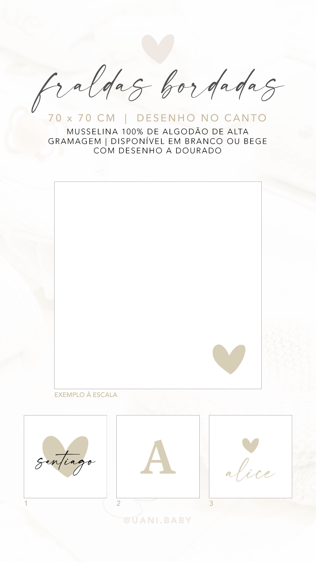 Uani Cloud Kit – Primeira Roupinha e Fralda