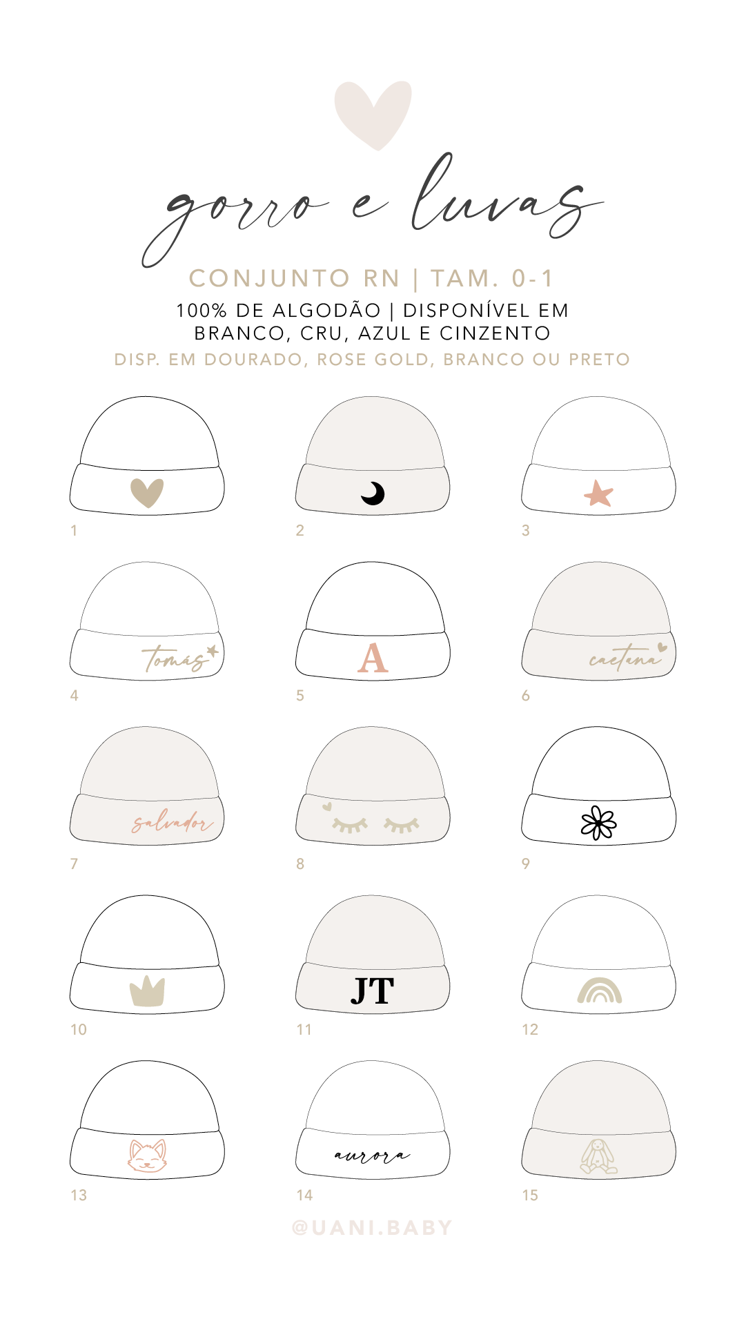 Uani Cloud Kit – Primeira Roupinha e Fralda