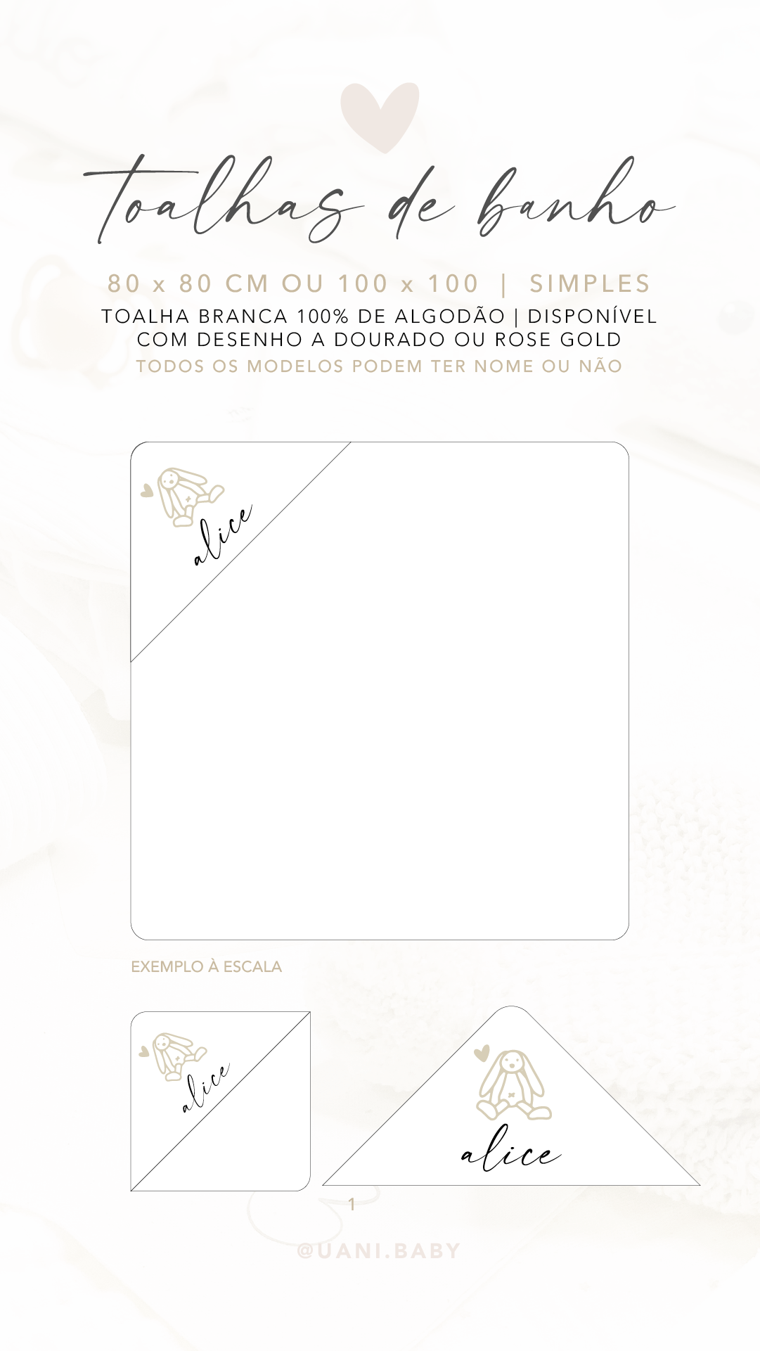 Uani Dream Kit – Primeira Roupinha com Gorro e Luvas, Saco, Fralda e Toalha