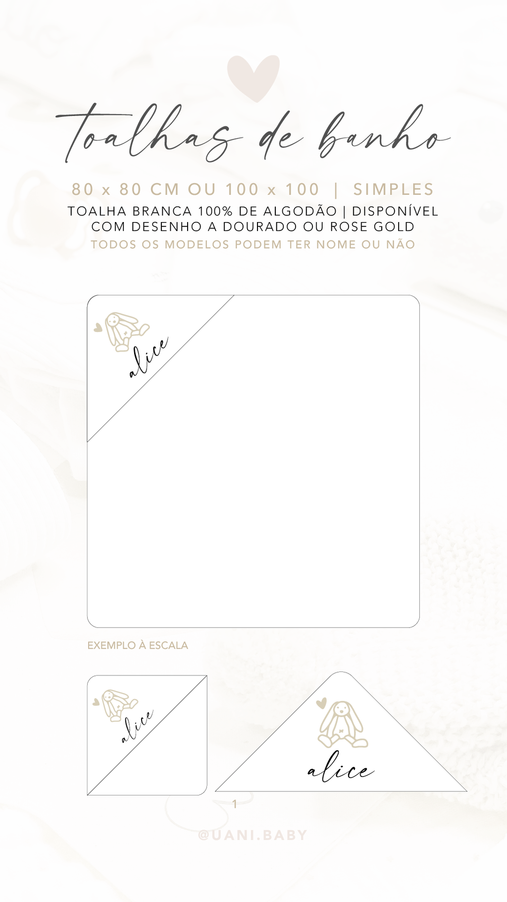 Toalha de Banho Bordada Personalizada