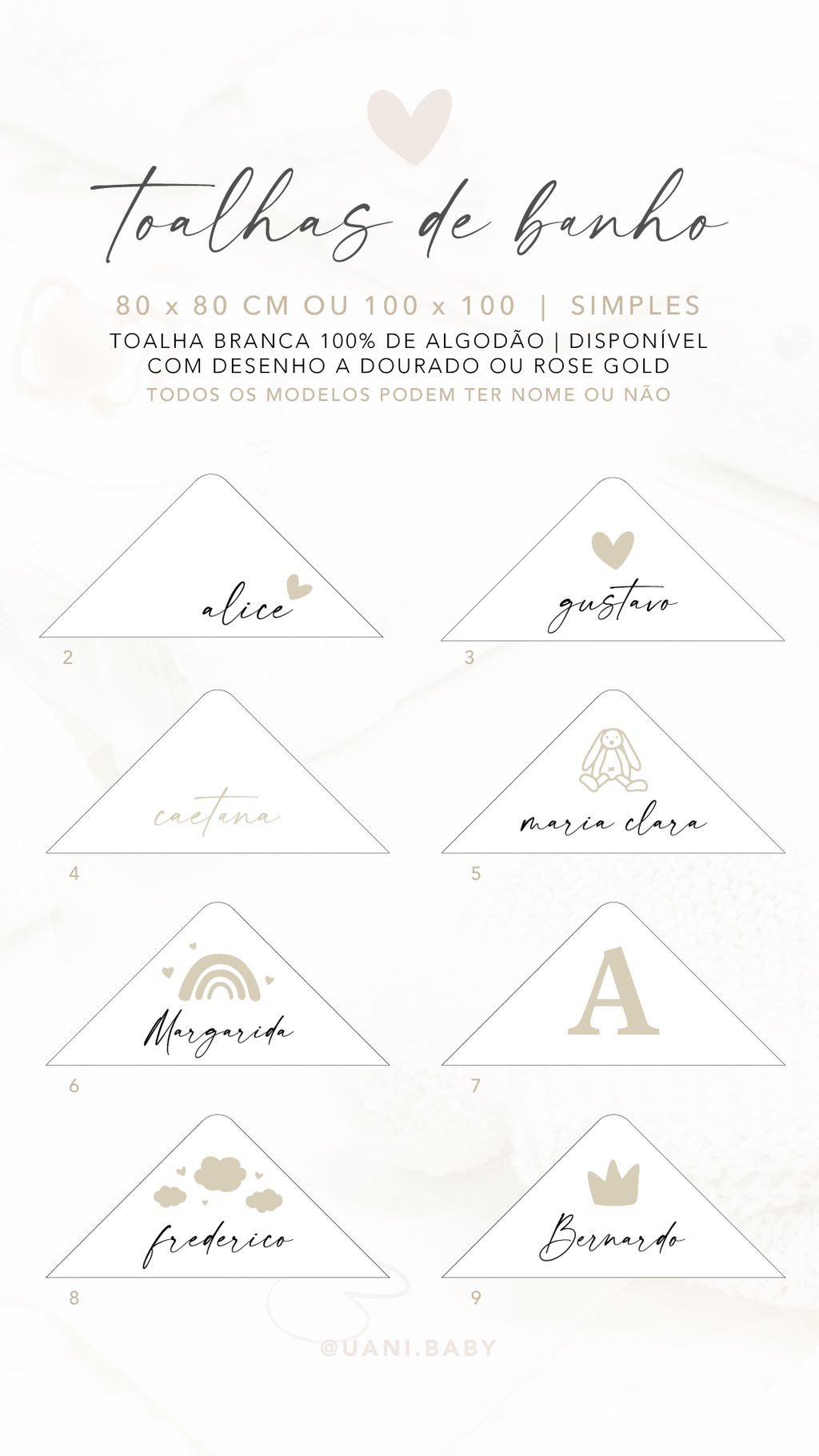Uani Dream Kit – Primeira Roupinha com Gorro e Luvas, Saco, Fralda e Toalha