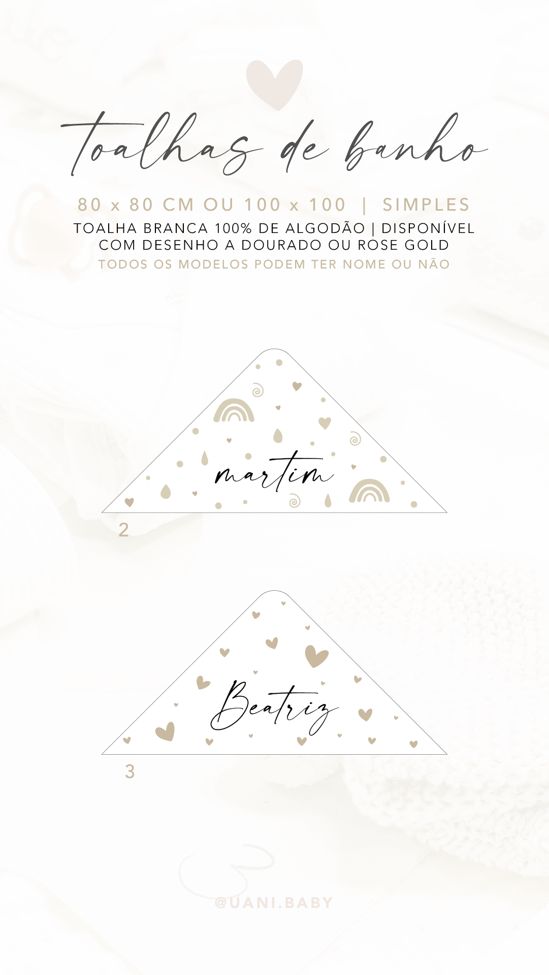 Toalla personalizada con estampado integral
