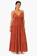 Vestido Celeste - Terracota