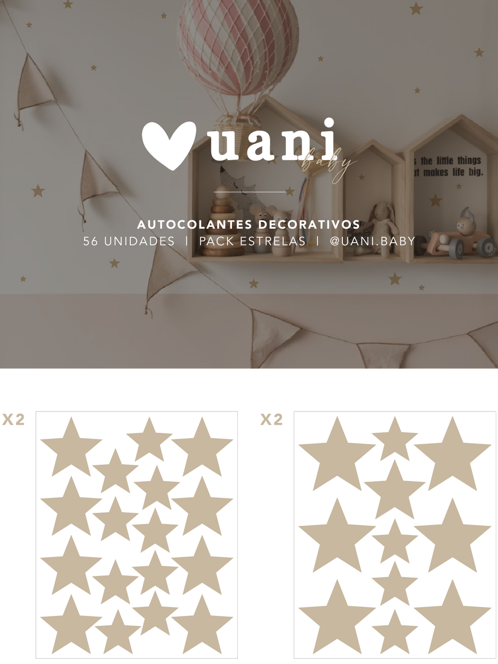 Autocolantes Decorativos | Estrelas