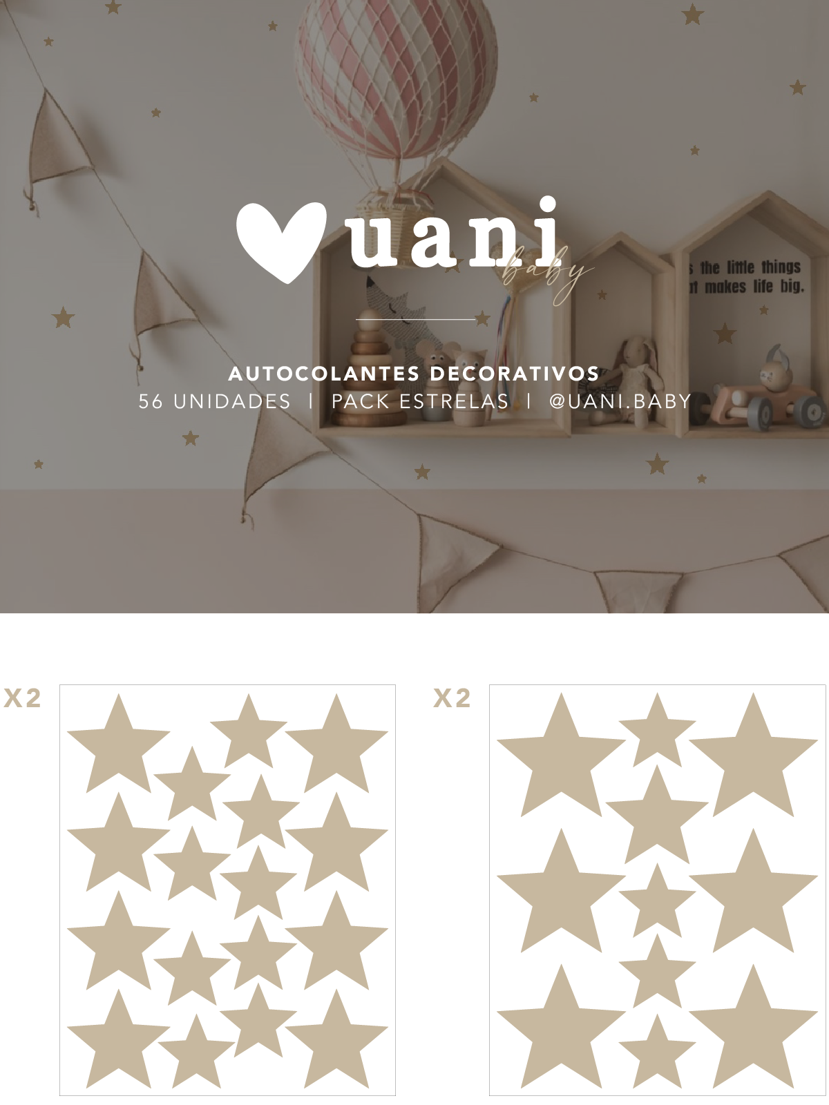 Autocolantes Decorativos | Estrelas