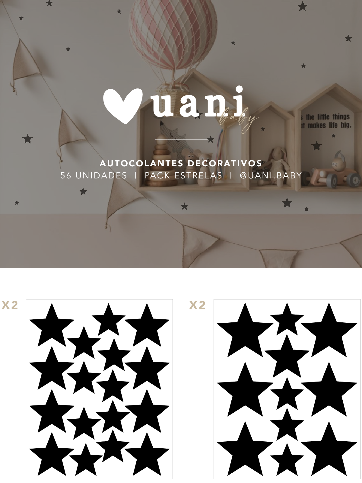 Autocolantes Decorativos | Estrelas