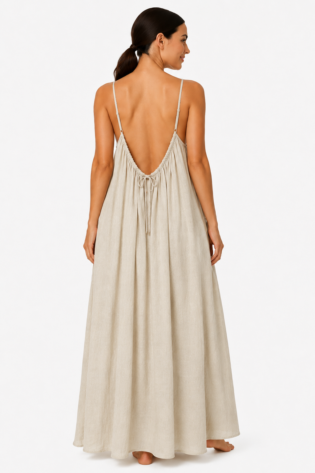 Vestido Aurora - Bege