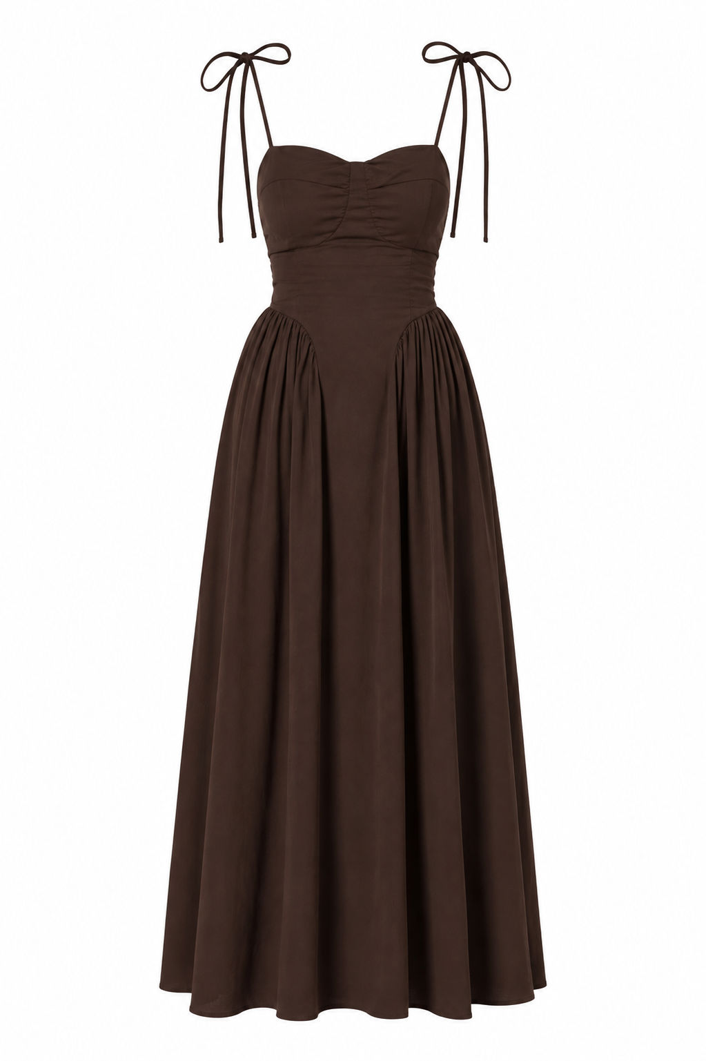 Vestido Serena - Castanho