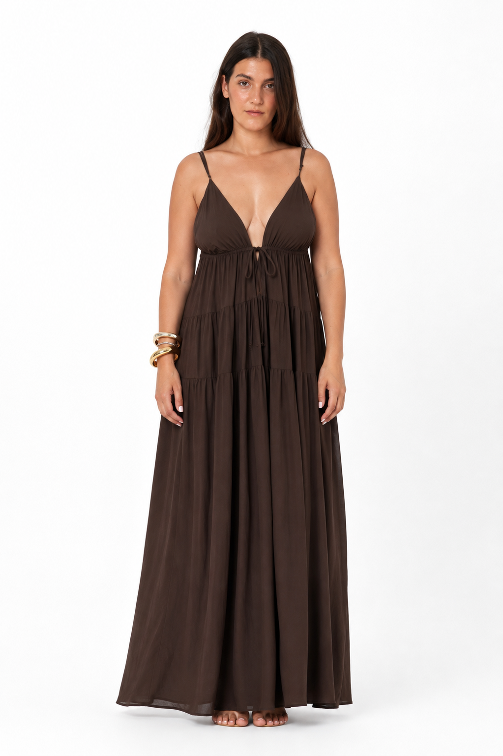 Vestido Olívia - Castanho