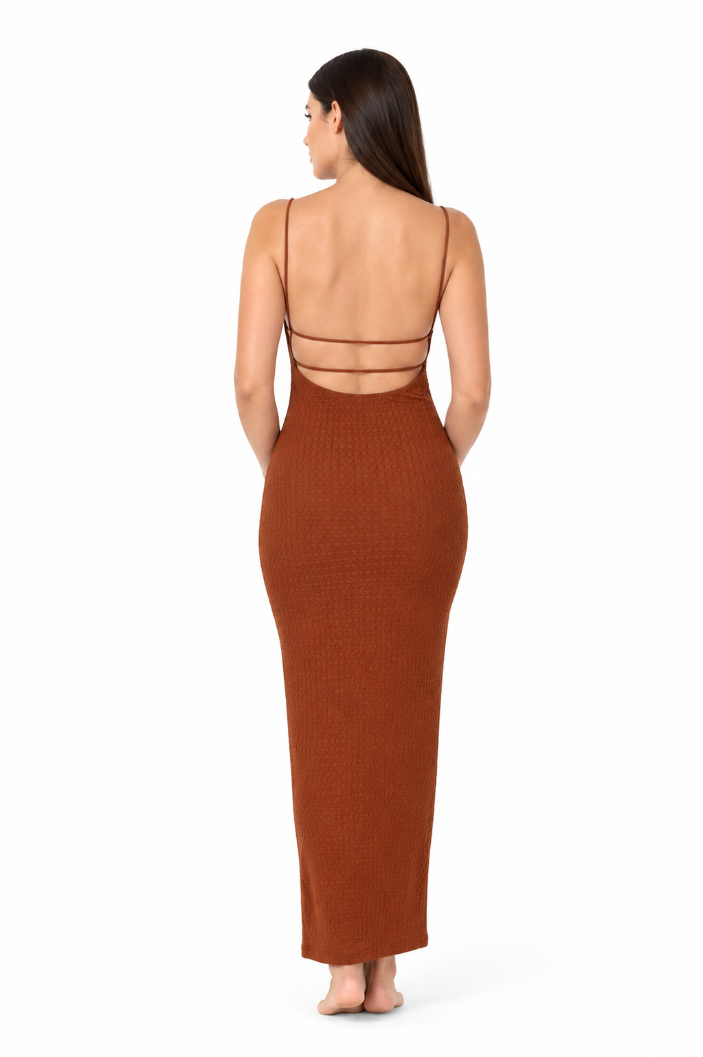Vestido Valentina - Terracota