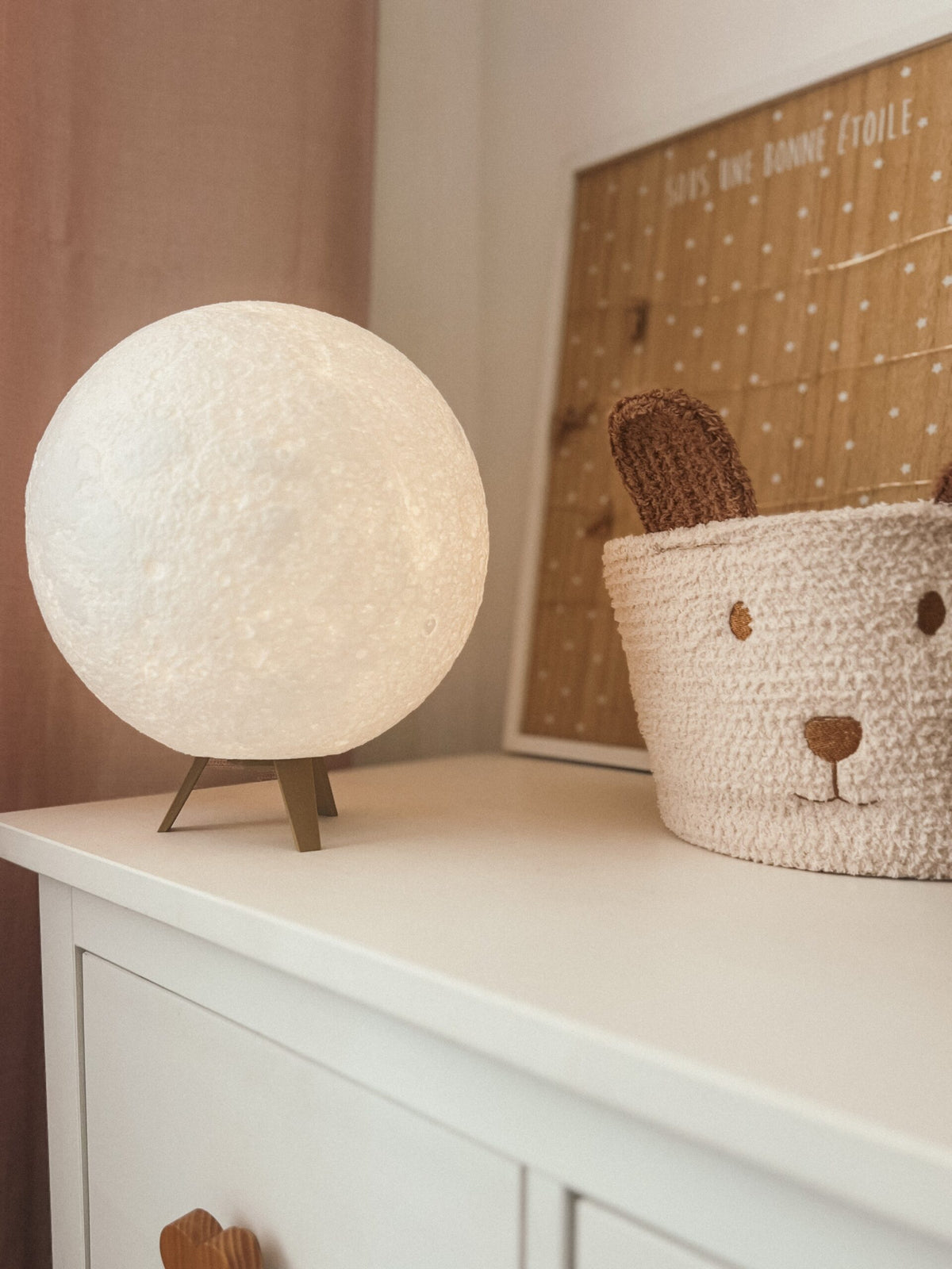 Candeeiro Lua – 25cm Multicolor