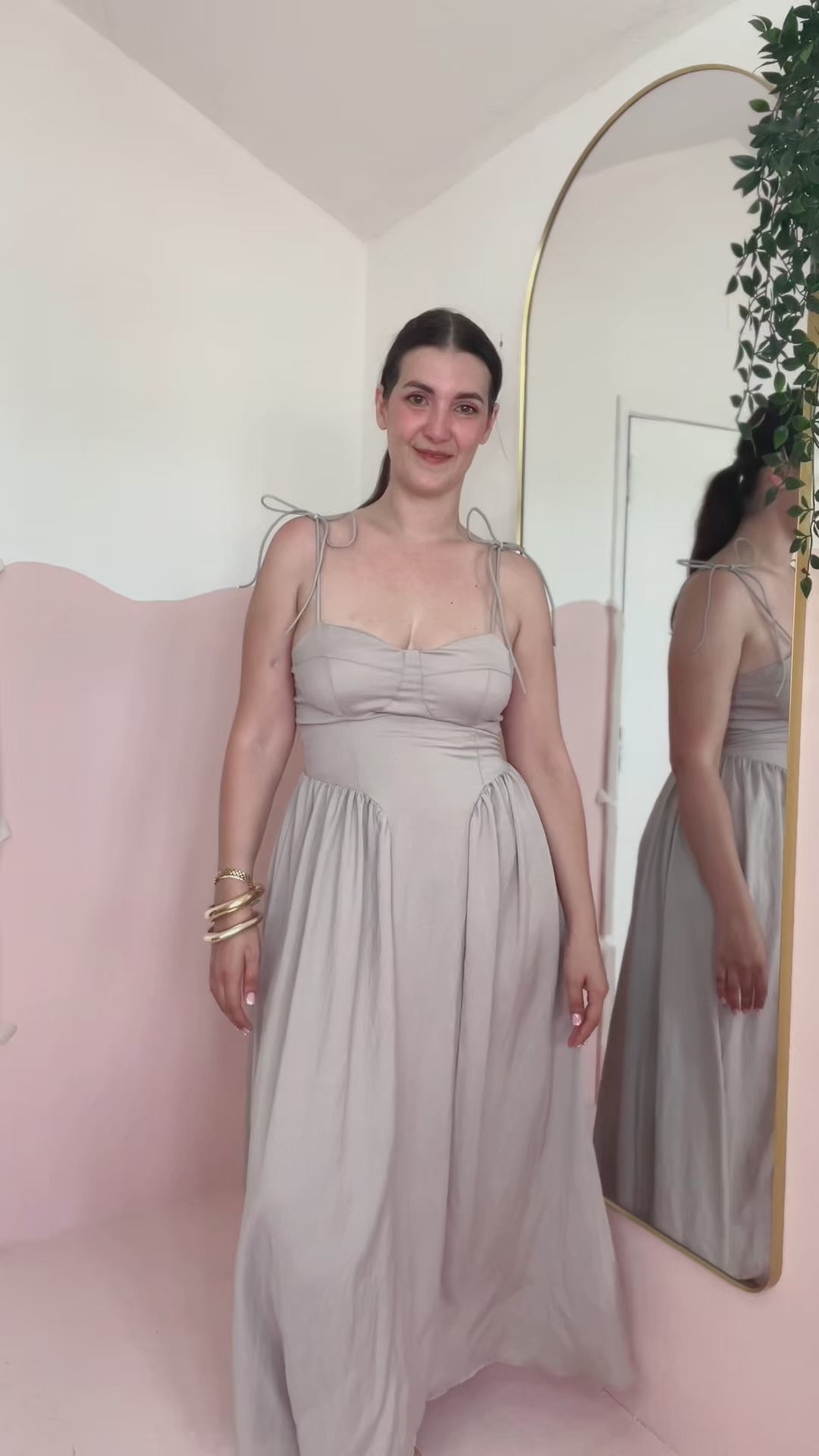 Vestido Serena - Bege