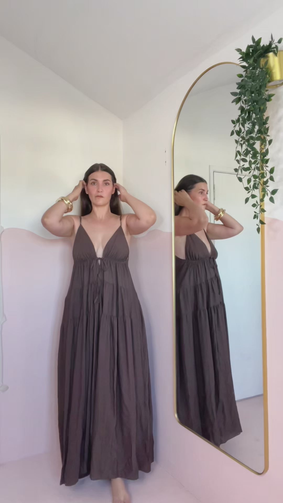 Vestido Olívia - Castanho