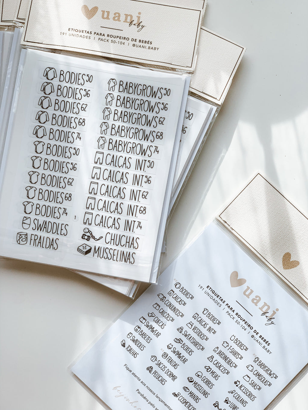 Etiquetas | Pack Baby+