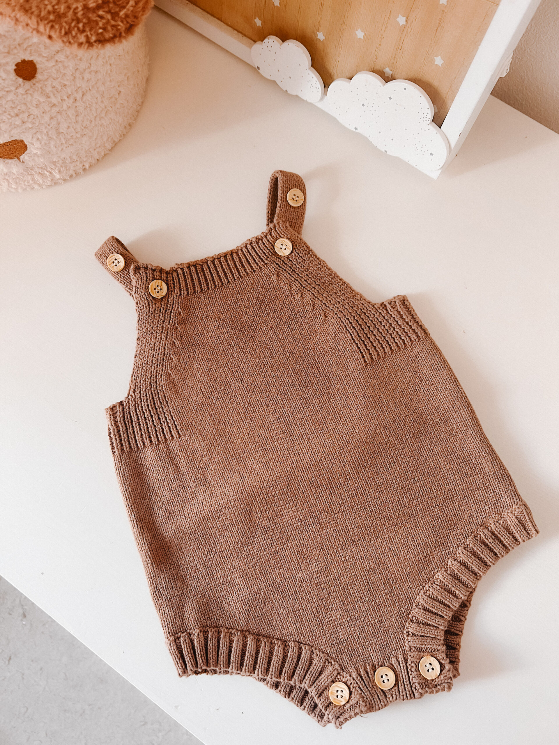 Fofo Soft Brown - Fofo de Malha castanho para bebé