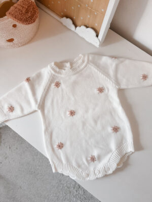 Fofo Pink Flowers - Fofo de Malha para bebé